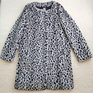 Venus Leopard Faux Fur Oprah Coat 6 Soft Plush Mob Wife Edgy Glam Luxe Chic